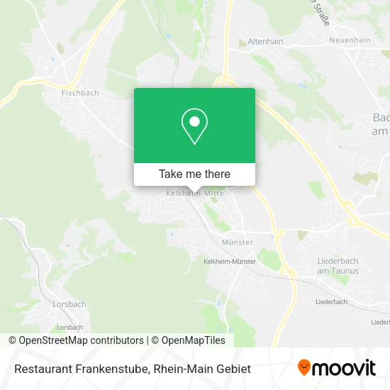 Карта Restaurant Frankenstube