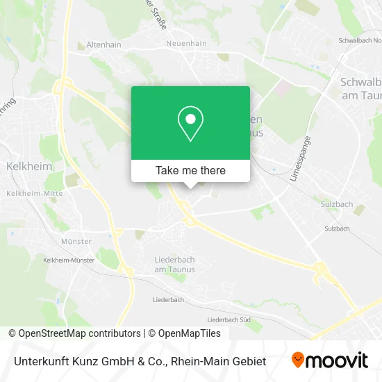 Карта Unterkunft Kunz GmbH & Co.