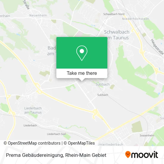 Карта Prema Gebäudereinigung