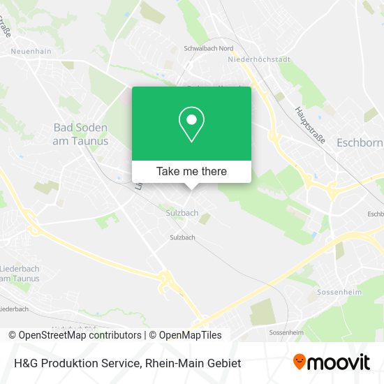 Карта H&G Produktion Service