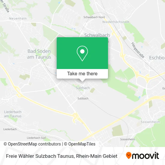 Карта Freie Wähler Sulzbach Taunus