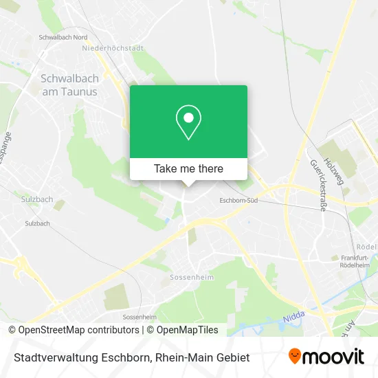 Карта Stadtverwaltung Eschborn