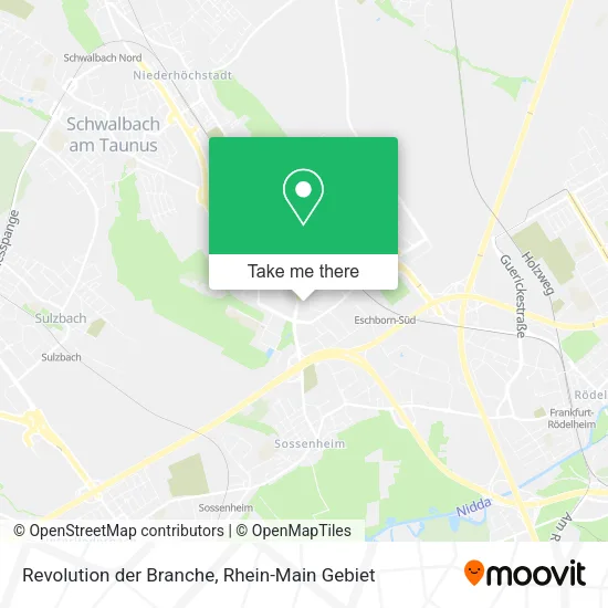 Карта Revolution der Branche