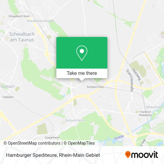 Карта Hamburger Spediteure