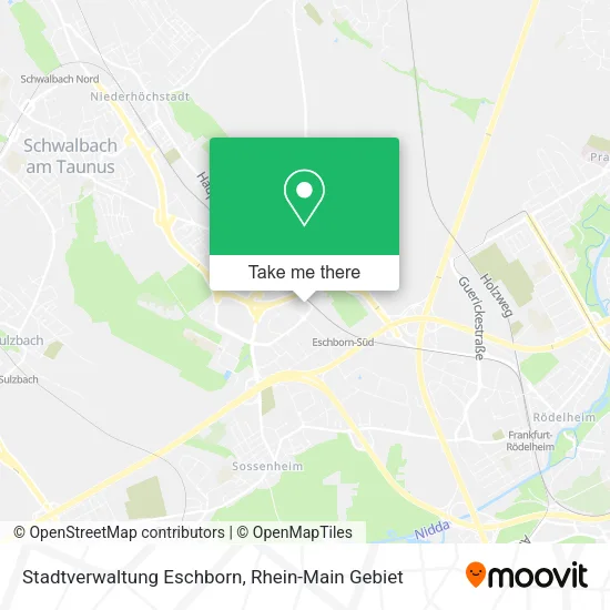 Карта Stadtverwaltung Eschborn