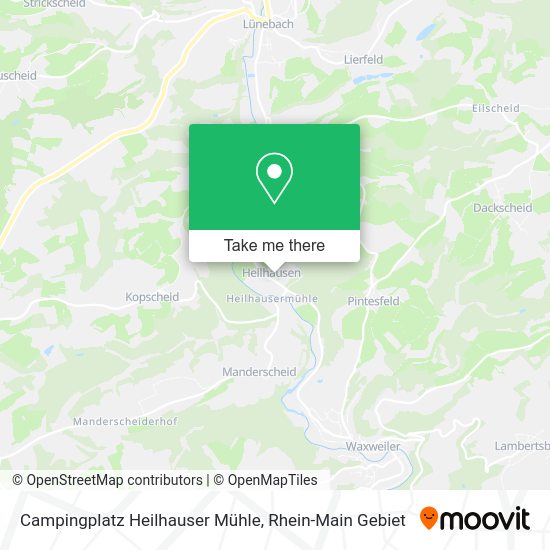 Карта Campingplatz Heilhauser Mühle