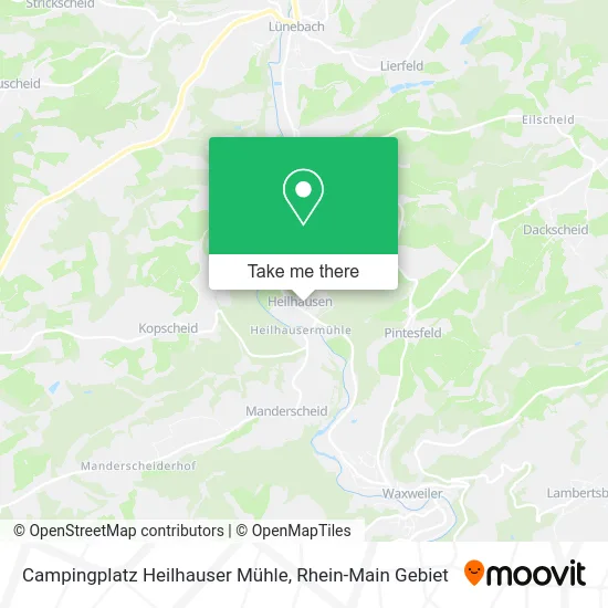 Карта Campingplatz Heilhauser Mühle