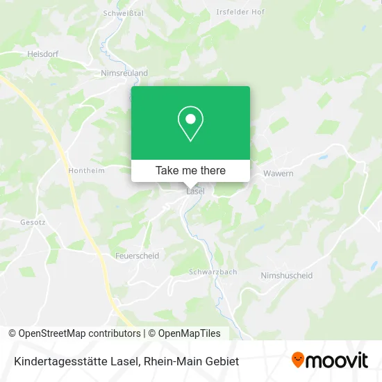 Карта Kindertagesstätte Lasel