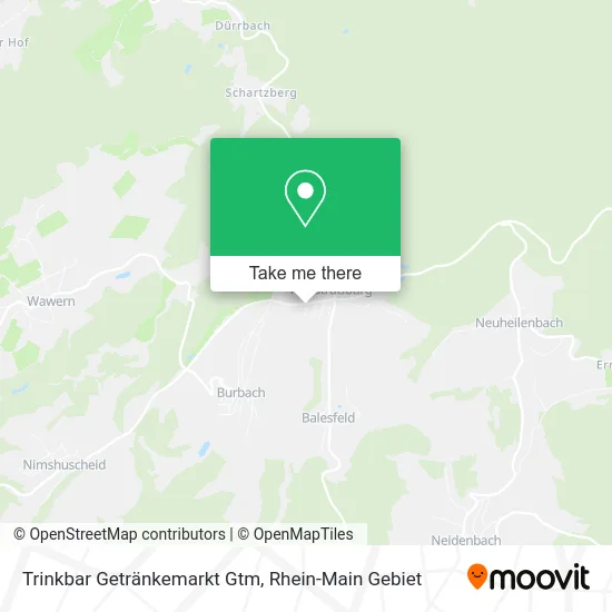 Карта Trinkbar Getränkemarkt Gtm