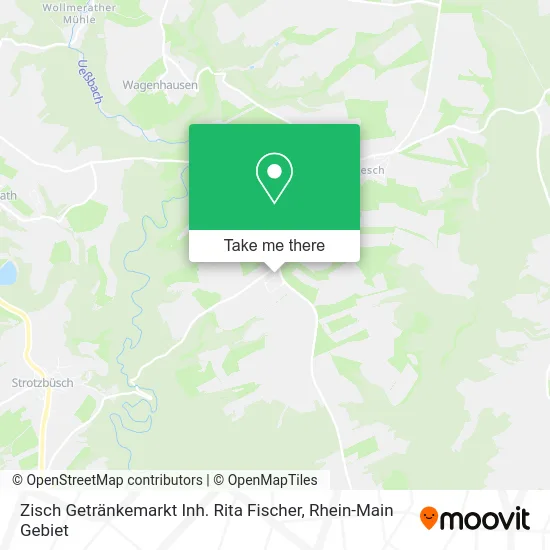 Карта Zisch Getränkemarkt Inh. Rita Fischer