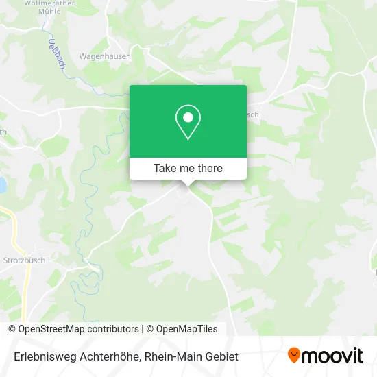 Карта Erlebnisweg Achterhöhe