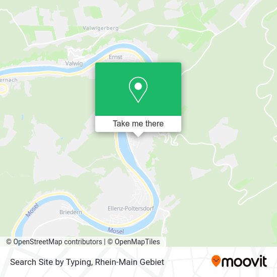 Карта Search Site by Typing