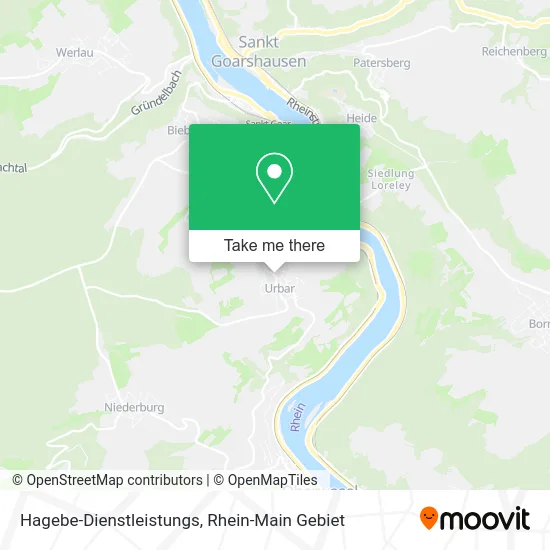 Карта Hagebe-Dienstleistungs