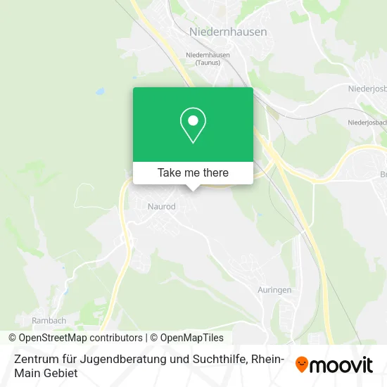 Карта Zentrum für Jugendberatung und Suchthilfe