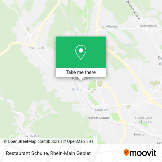 Карта Restaurant Schulte