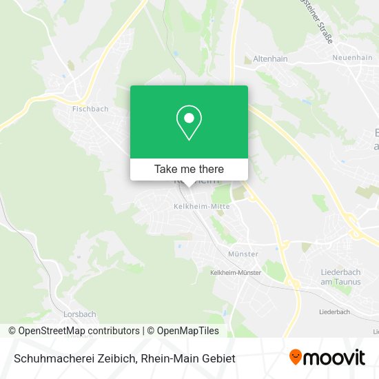 Карта Schuhmacherei Zeibich