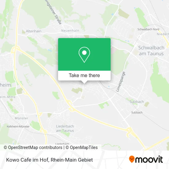 Карта Kowo Cafe im Hof