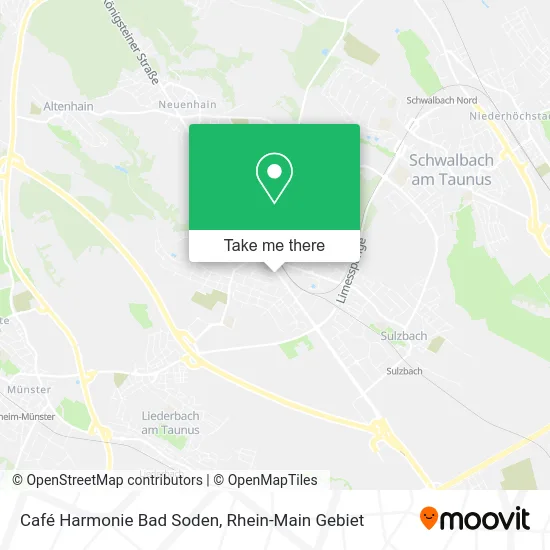 Карта Café Harmonie Bad Soden