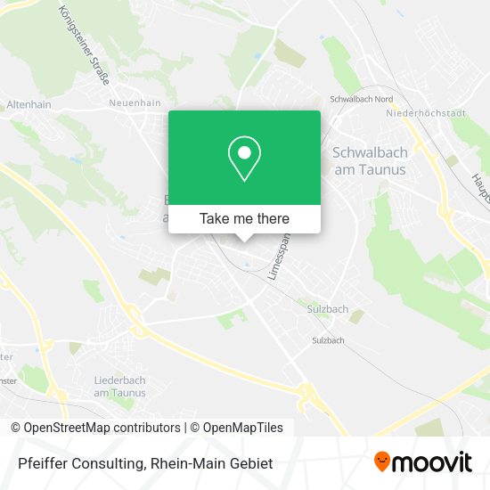 Карта Pfeiffer Consulting
