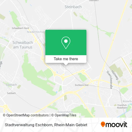 Карта Stadtverwaltung Eschborn