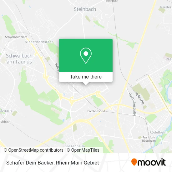 Карта Schäfer Dein Bäcker