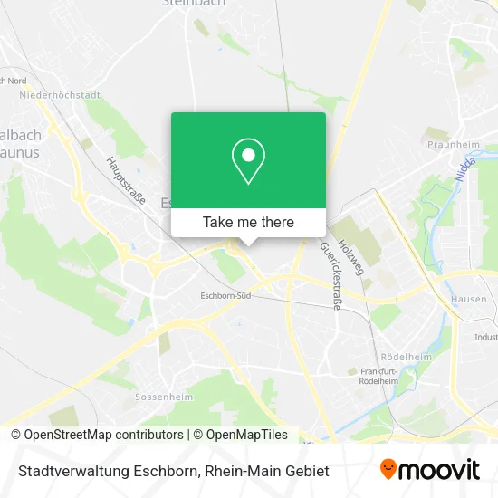 Карта Stadtverwaltung Eschborn