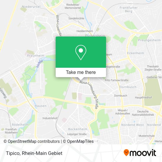 Карта Tipico