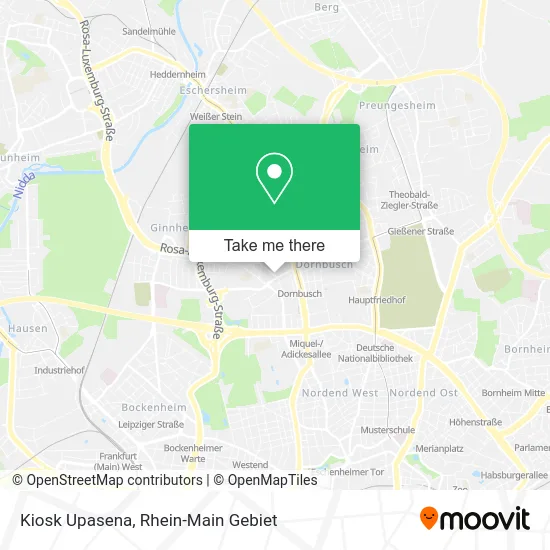 Kiosk Upasena map