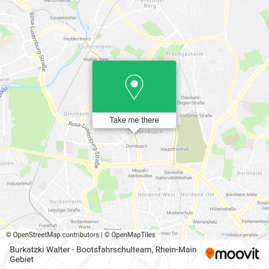 Карта Burkatzki Walter - Bootsfahrschulteam