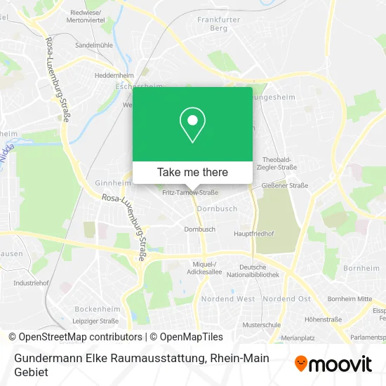 Карта Gundermann Elke Raumausstattung