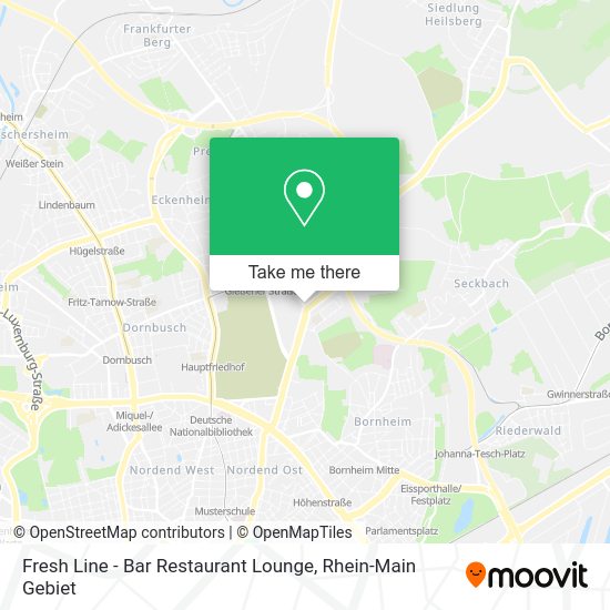 Карта Fresh Line - Bar Restaurant Lounge