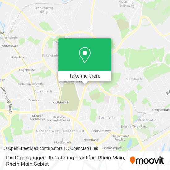 Карта Die Dippegugger - Ib Catering Frankfurt Rhein Main