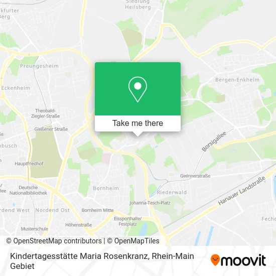Карта Kindertagesstätte Maria Rosenkranz