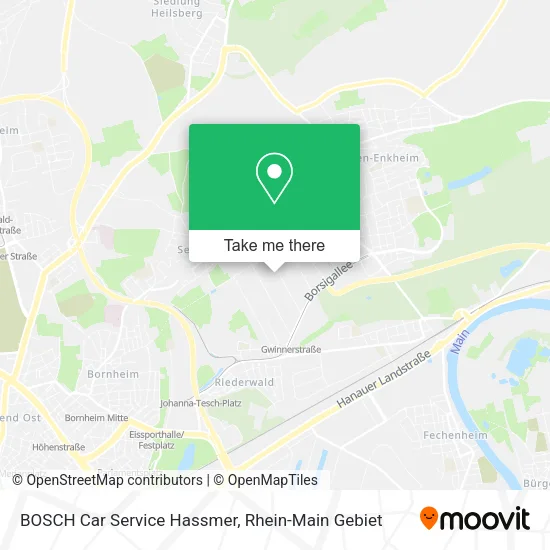 Карта BOSCH Car Service Hassmer