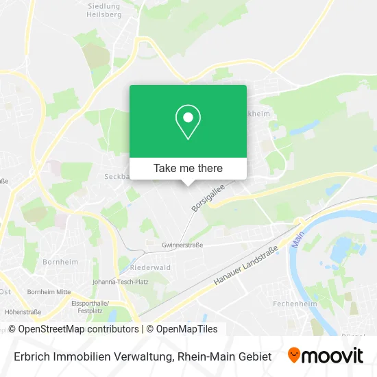 Карта Erbrich Immobilien Verwaltung