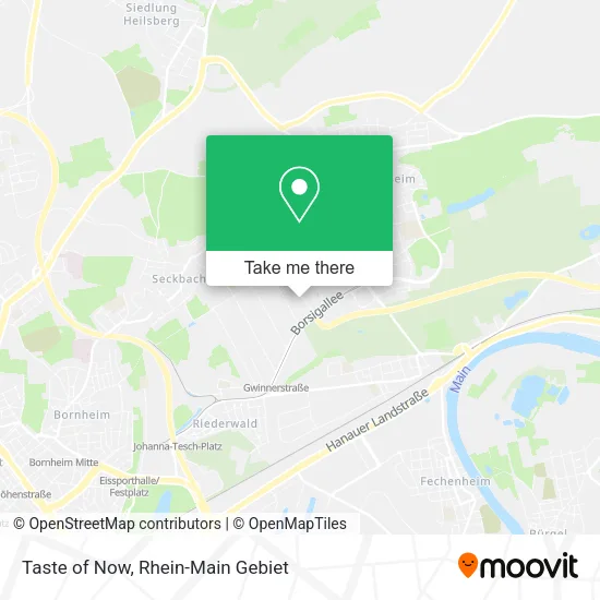 Карта Taste of Now