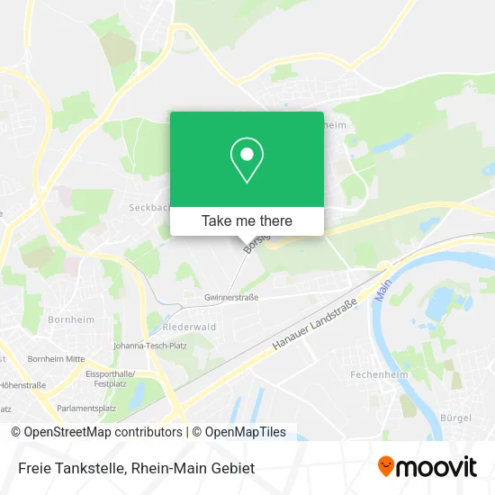 Карта Freie Tankstelle