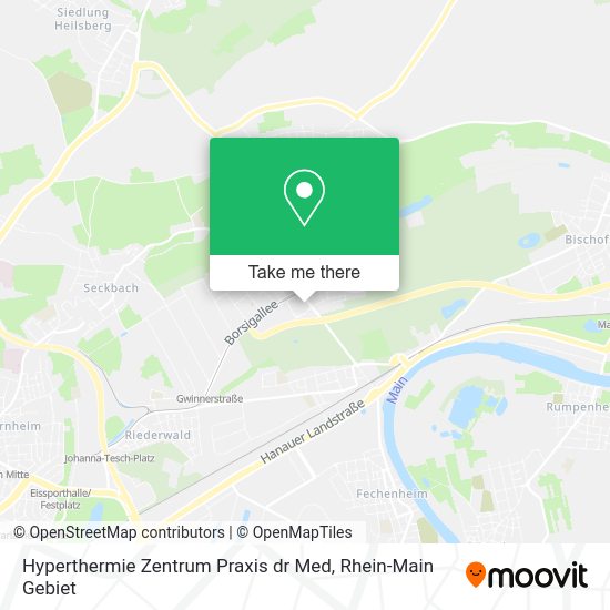 Карта Hyperthermie Zentrum Praxis dr Med