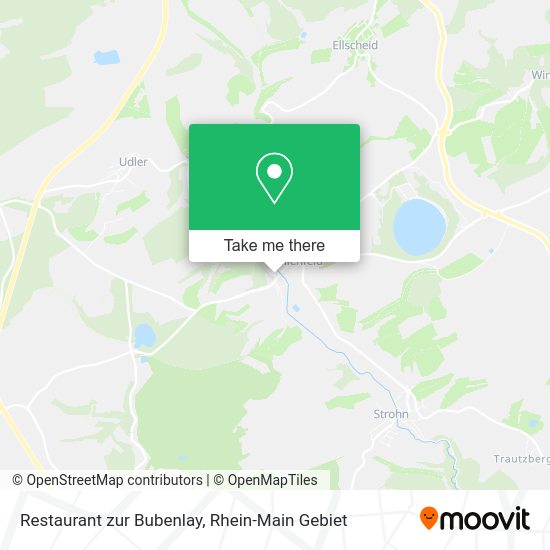 Карта Restaurant zur Bubenlay