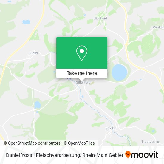 Карта Daniel Yoxall Fleischverarbeitung