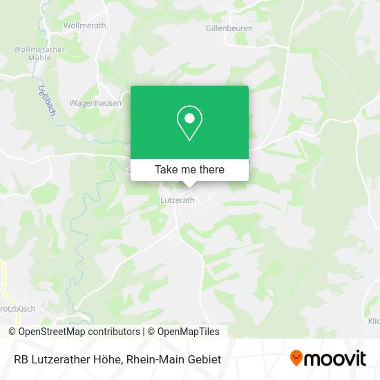 Карта RB Lutzerather Höhe