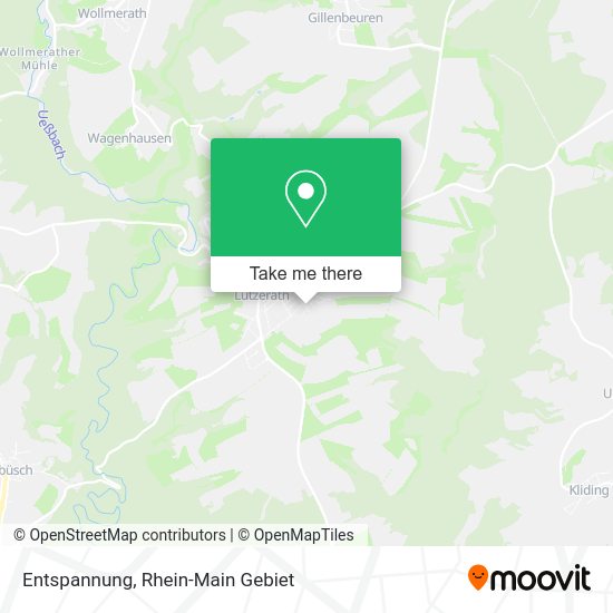 Карта Entspannung