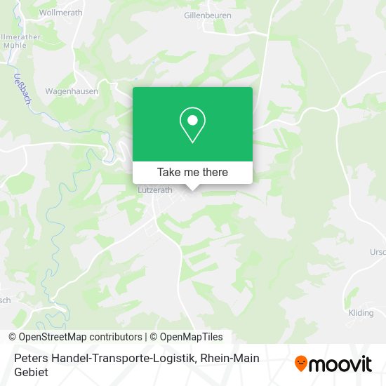 Карта Peters Handel-Transporte-Logistik