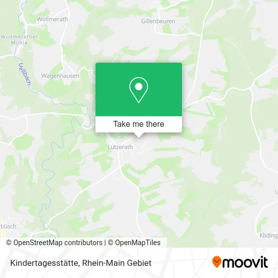 Карта Kindertagesstätte