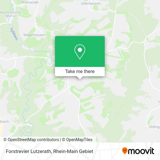 Карта Forstrevier Lutzerath