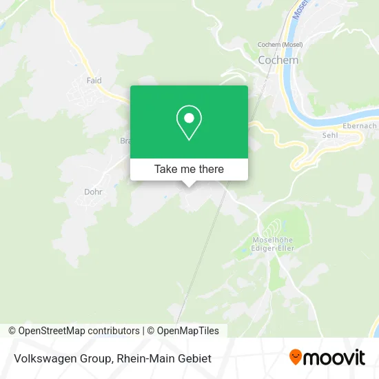 Карта Volkswagen Group