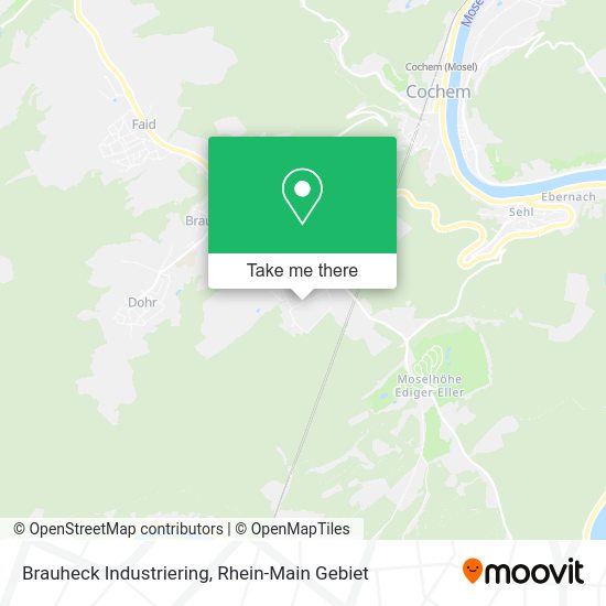 Карта Brauheck Industriering