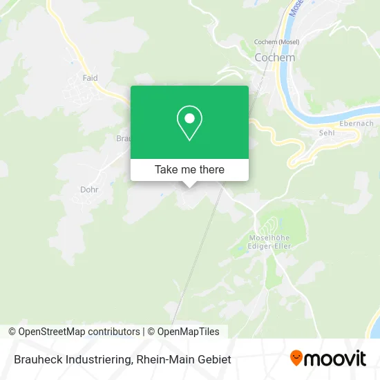 Карта Brauheck Industriering