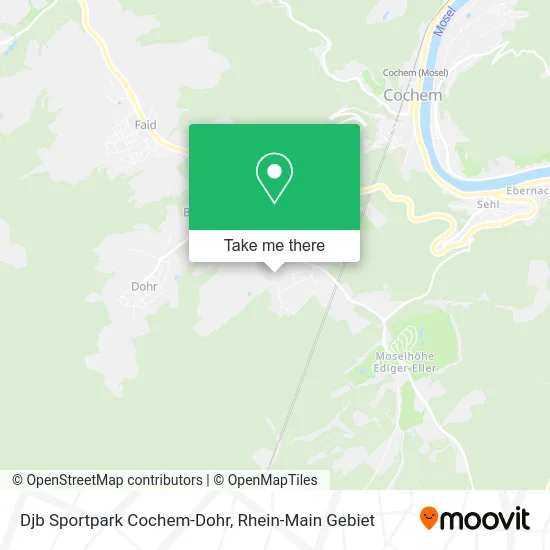 Карта Djb Sportpark Cochem-Dohr