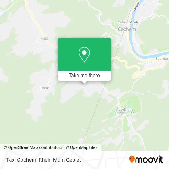Карта Taxi Cochem